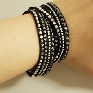 Swarovski wrap bracelet